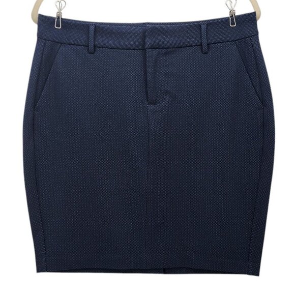 Liverpool Jeans Company Black Pattern Short Pencil Skirt Womens Petites 8P / 29 - Picture 1 of 8